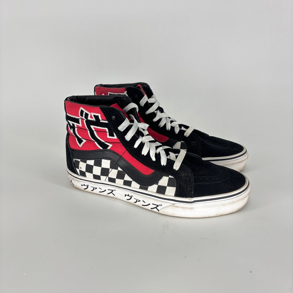 Vans Sk8-Hi Reissue Japanese Type Sneaker Racing Red Women Size 8.5 High Top